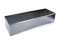 Molde para Tronco Cuadrado 31x10cm Plata con Extremos Desmontables