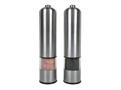Molinillo de pimienta de acero inoxidable Herzberg - Diseño elegante y molienda precisa