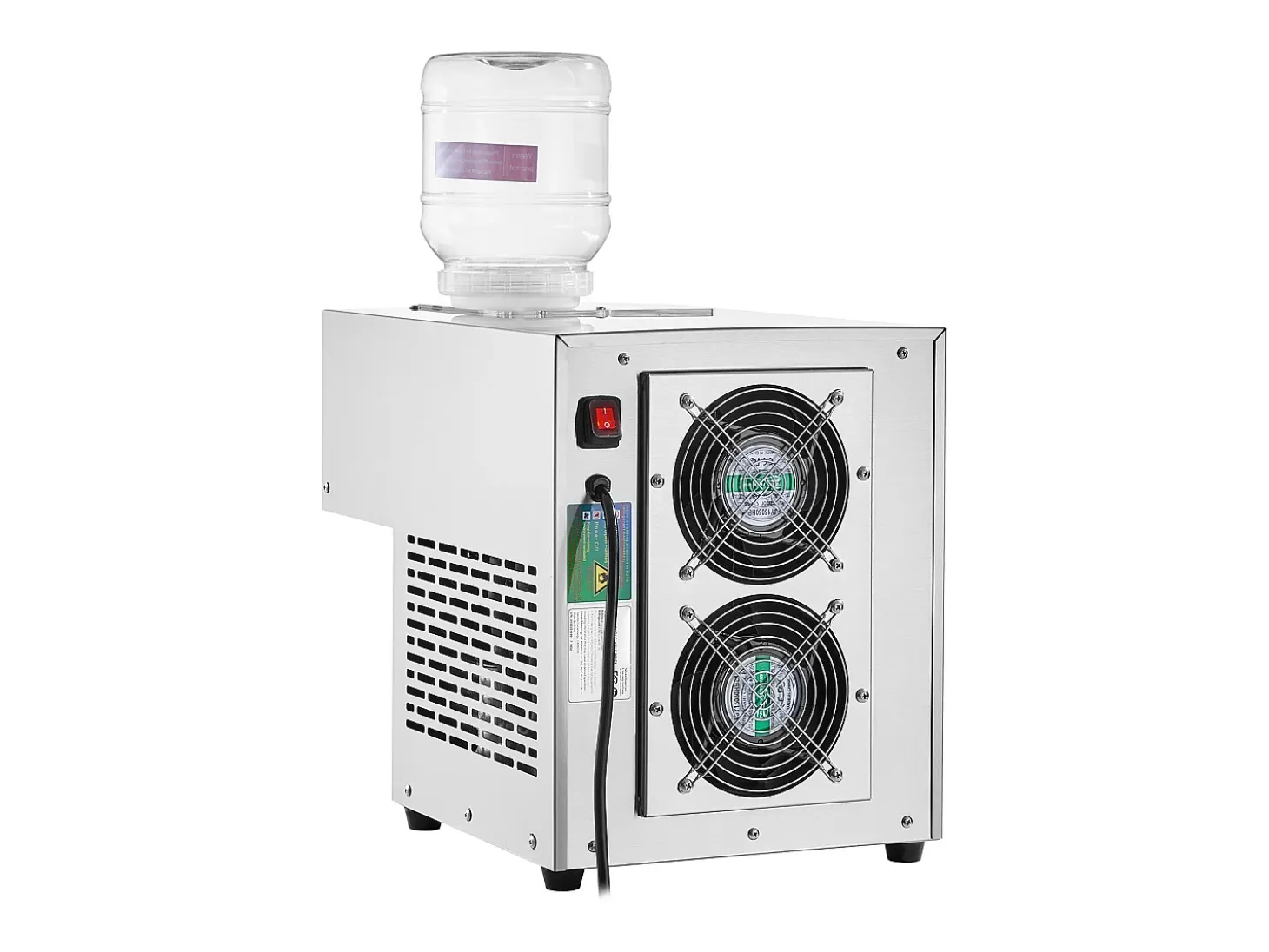 Máquina Comercial de Hielo en Copos SucceBuy, 170 kg/24 h de Acero Inoxidable para Helados