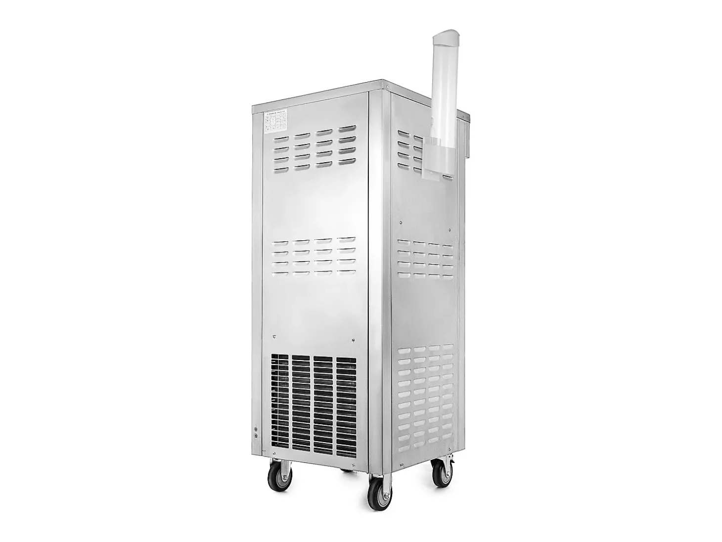 Máquina Comercial para Helado Suave SucceBuy de 2200 W, 2+1 Sabores, de Pie