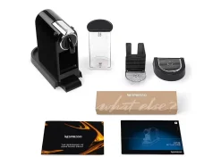Máquina de café Nespresso DeLonghi EN167.B CitiZ Negra, 19 bares, Thermoblock 25s, Depósito 1L, Personalizable
