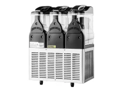 Máquina de Granito SucceBuy, 3 Depósitos de 15 L, Acero Inoxidable, Distribuidor de Bebidas Heladas, para Hogar, Restaurantes, Cafés, Bares