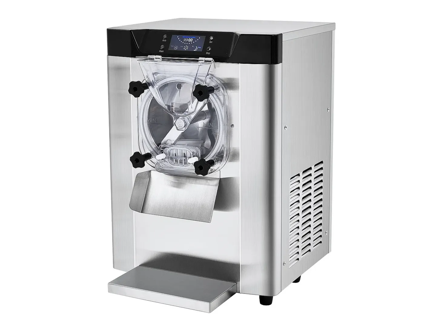 Máquina de Helado SucceBuy, 12 L/h, 1295 W, Pre-enfriamiento Automático, Panel LED, para Snack-bars