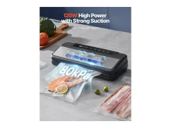 Máquina de Vacío SucceBuy, Conservador Automático Rápido y Compacto, 120 W con 10 Bolsas