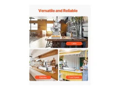 Máquina para Hacer Rosquillas Automática Comercial SucceBuy, Máquina para Hacer Rosquillas Eléctrica de Una Sola Fila, Freidora de Acero Inoxidable