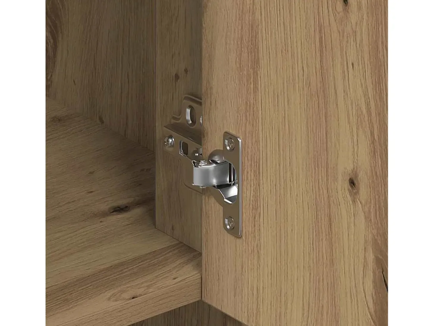 Mueble alto de roble 80x33x150 cm Madera de ingeniería