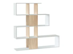 Mueble Aux Microondas Cocina c/Ruedas Roble y Negro 79x79x40 cm