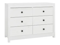 Mueble auxiliar Blanco 100x40x72 cm Madera maciza de pino
