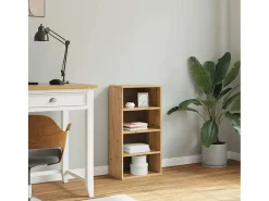 Mueble auxiliar ODDA 40x24x79 cm madera maciza de pino