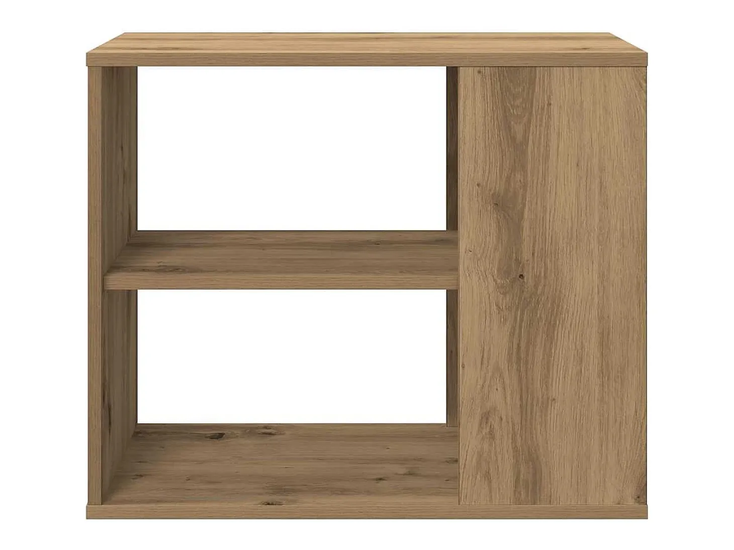 Mueble auxiliar roble craft 60x30x50 cm madera de ingeniería