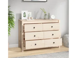 Mueble auxiliar 100x40x72 cm Madera maciza de pino