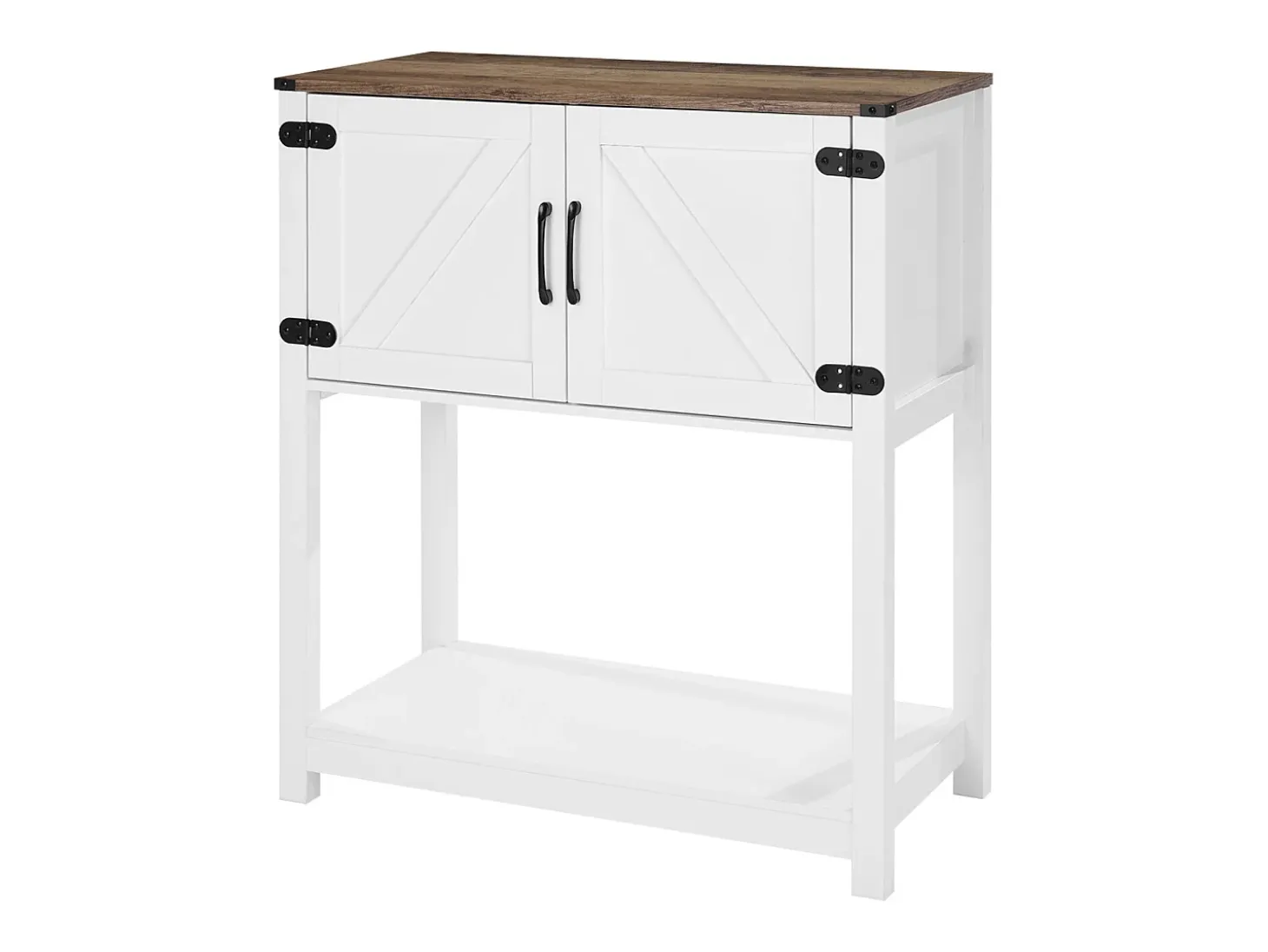 Mueble Bar para Café SucceBuy, 80 x 35 x 88 cm, 3 Niveles con Puertas Magnéticas