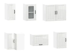 Mueble cocina Kalmar blanco brillo 11 pzas madera contrachapada