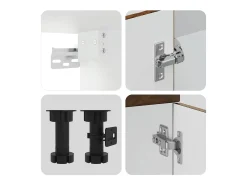 Mueble cocina Kalmar roble ahumado 14 pzas madera contrachapada