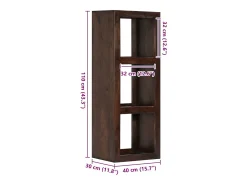Mueble consola 40x30x110 cm Madera maciza de acacia