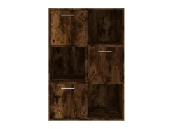 Mueble de almacenaje roble ahumado 60x29,5x90 cm ES589485