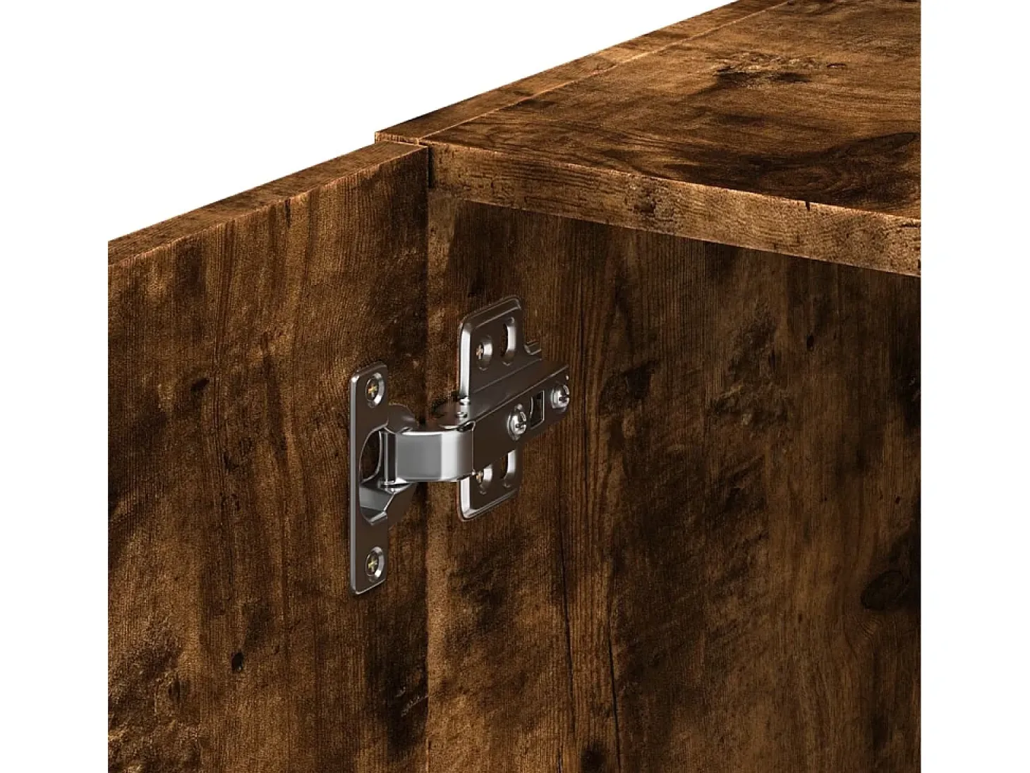 Mueble de almacenaje Slim roble ahumado 30x42,5x225 cm