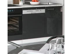 Mueble de cocina antracita brillo intenso/blanco 270x57.1x81.6 optima