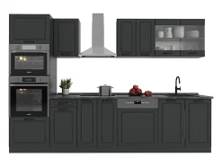 Mueble de cocina antracita casa de campo/antracita 300x46x81.6 r-line