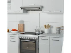 Mueble de cocina blanco alto brillo/blanco 240x60x81.6 raul