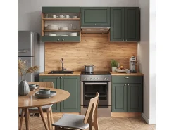 Mueble de cocina green-gold country/gold power roble 200x60x81.6 fame-line
