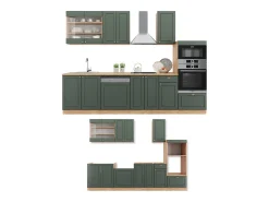 Mueble de cocina green-gold country/gold power roble 300x46x81.6 fame-line