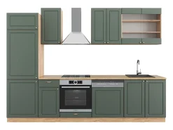 Mueble de cocina green-gold country/gold power roble 300x60x81.6 fame-line