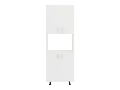 Mueble de cocina haaus Arno, 4 puertas, blanco, 56 x 30 x 161 cm