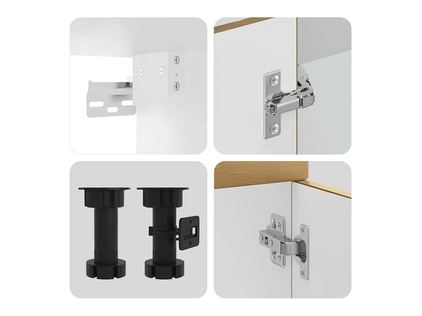 Mueble de cocina Kalmar 11 piezas artesanal roble