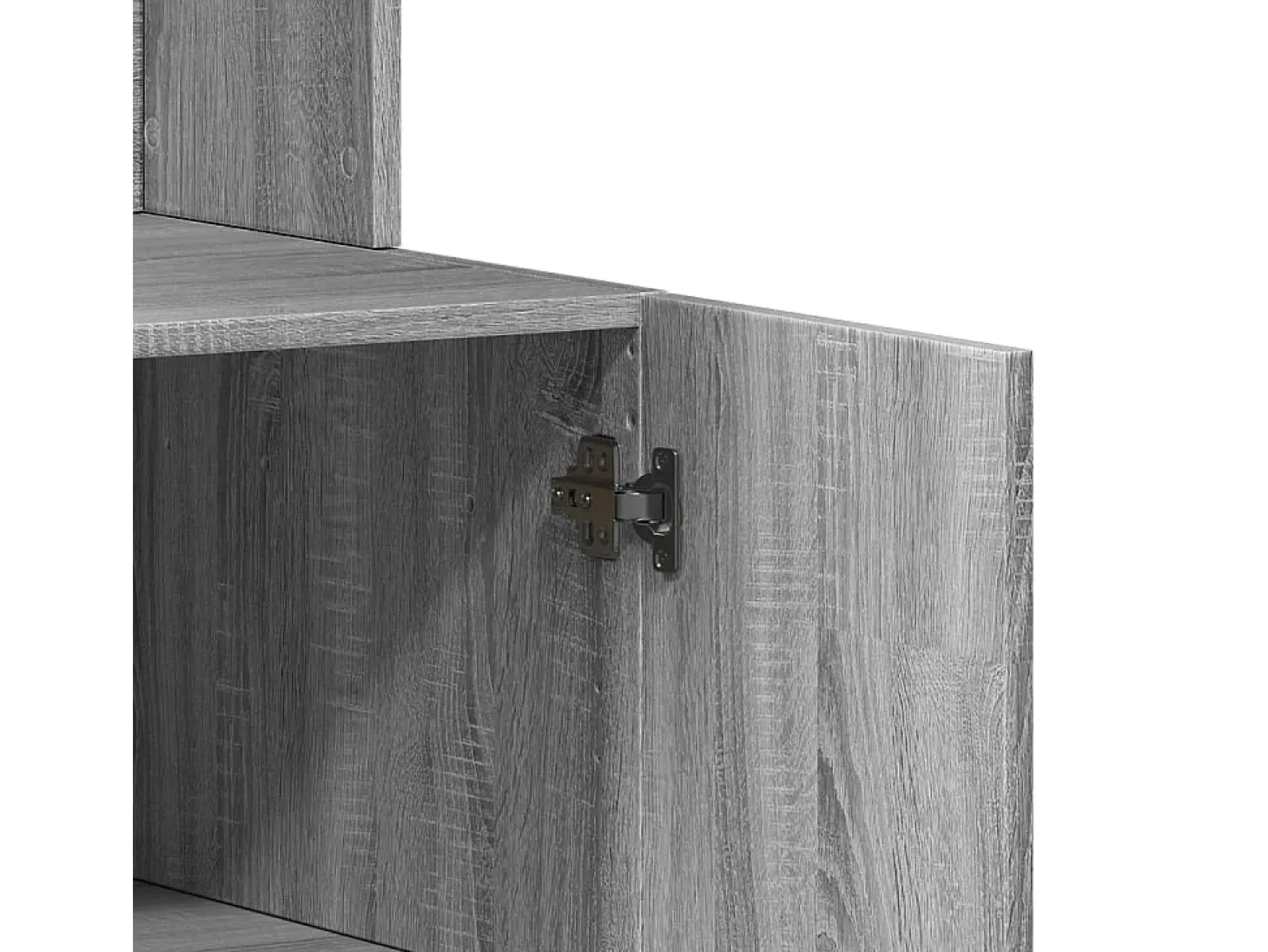 Mueble de cocina madera de ingeniería gris Sonoma 95x50x180 cm