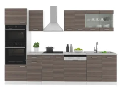 Mueble de cocina precioso gris/blanco 300x60x81.6 r-line