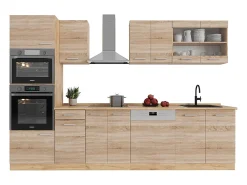 Mueble de cocina roble sonoma/goldkraft 300x46x81.6 r-line