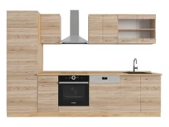 Mueble de cocina roble sonoma/goldkraft 300x60x81.6 r-line