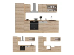 Mueble de cocina roble sonoma/goldkraft 300x60x81.6 r-line