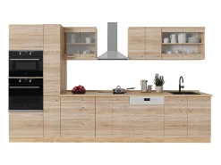 Mueble de cocina roble sonoma/goldkraft 350x46x81.6 r-line