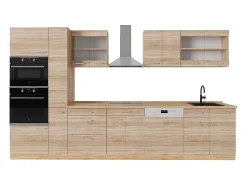 Mueble de cocina roble sonoma/goldkraft 350x46x81.6 r-line