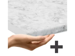 Mueble de cocina rojo brillo intenso/blanco 200x60x81.6 r-line