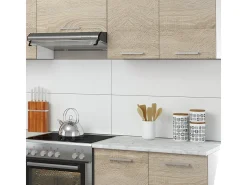 Mueble de cocina sonoma 240x60x81.6 raul