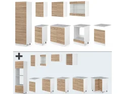 Mueble de cocina sonoma 300x60x81.6 r-line