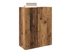 Mueble de pared marrón 69,5 x 34 x 90 cm Madera de ingeniería