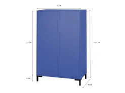 Mueble organizador multiusos azúl VERNER