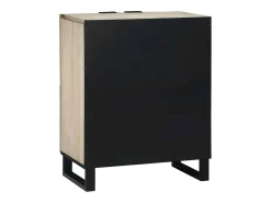 Muebles y estantes para almacenamiento de medios en blanco y negro