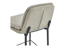 NOLAN-Silla de bar de tela Luxury Beige (x2)
