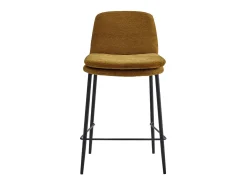 NOLAN-Silla de bar de tela Luxury Mostaza (x2)