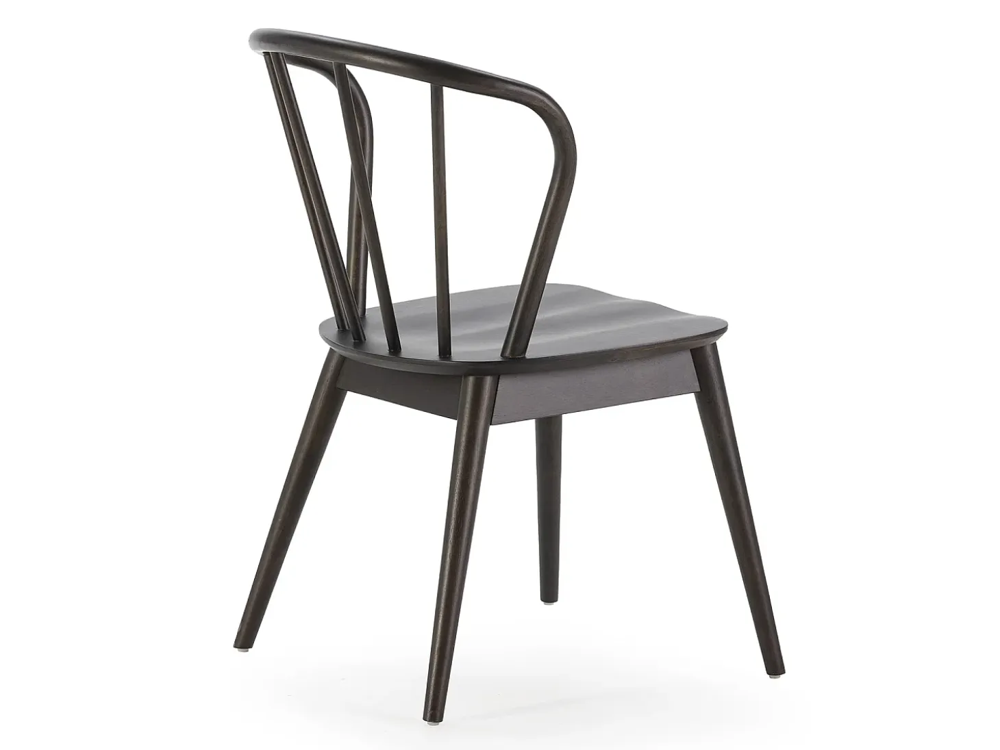 Pack 2 sillas Brisa Color Negro, Madera Maciza