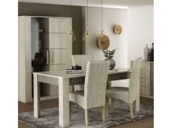 Pack 2 Sillas Comedor Contemporáneo Arena Tapizadas 108x47x62 cm