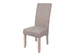 Pack 2 Sillas Comedor Contemporáneo Arena Tapizadas 108x47x62 cm