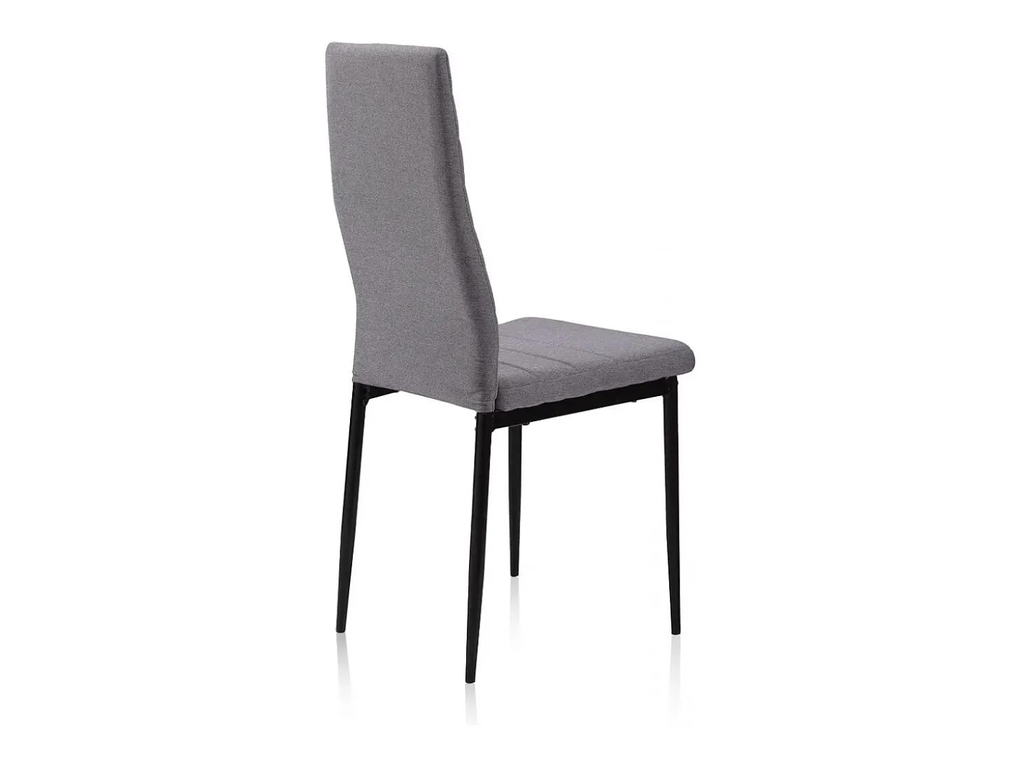 Pack 4 sillas comedor Niza tex gris 98x43x44 cm Adec