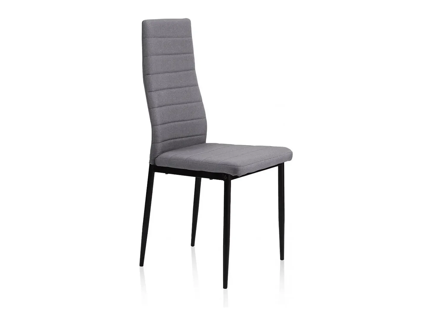 Pack 4 sillas comedor Niza tex gris 98x43x44 cm Adec