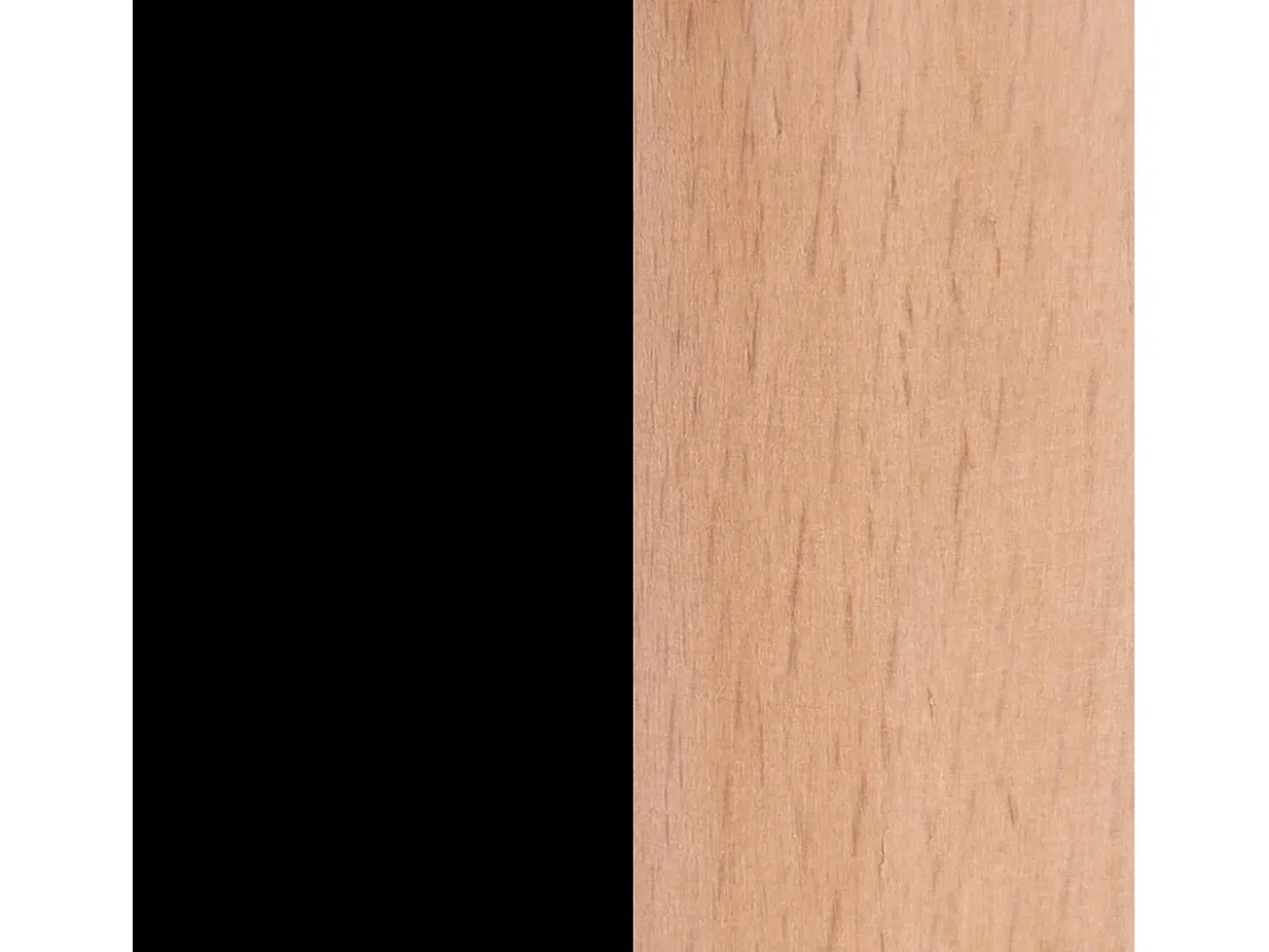 Pack 4 Sillas de Comedor, Sillas Cocinas, Acabado en Negro y Madera, Medidas: 45 cm (Ancho) x 53 cm (Largo) x 83 cm (Alto)